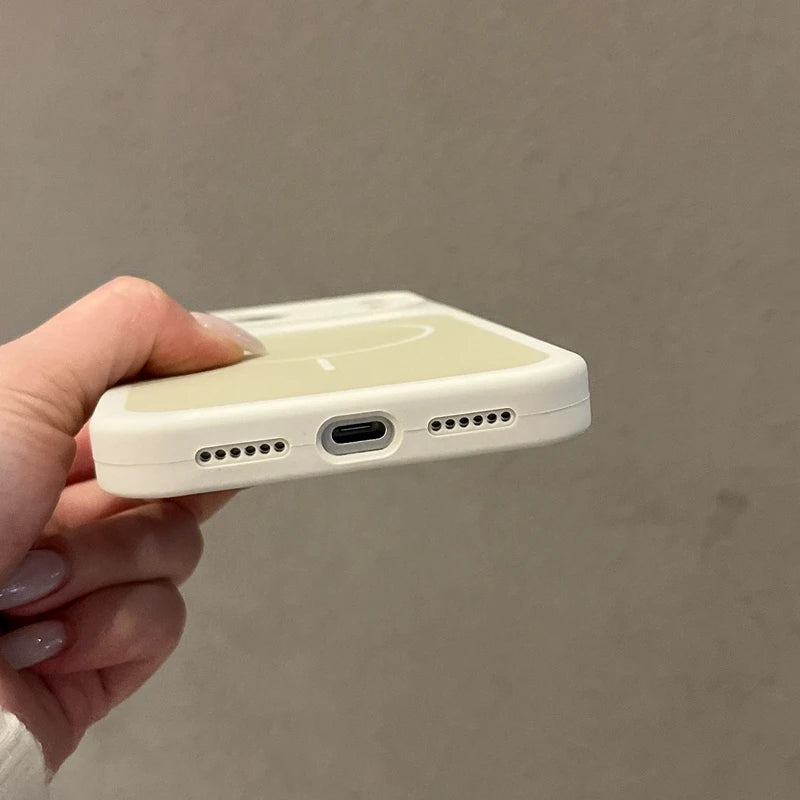 Luxury Magnetic Wireless Charge Liquid Silicone Phone Case For iPhone 15 16 17 Pro Max Magsafe Soft Bumper Back Cases Cover
