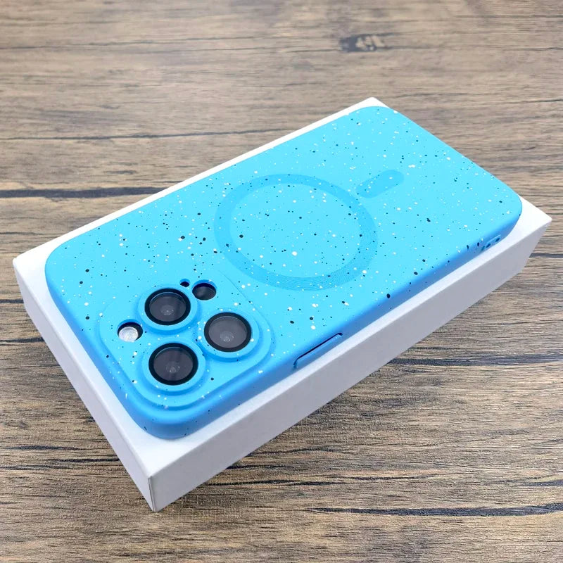 Luxury Silicone Case For iPhone 17 16 15 14 13 12 11 Pro Max Plus 16Pro 15Pro 14Pro 13Pro For Magsafe Mag Safe Charge Covers