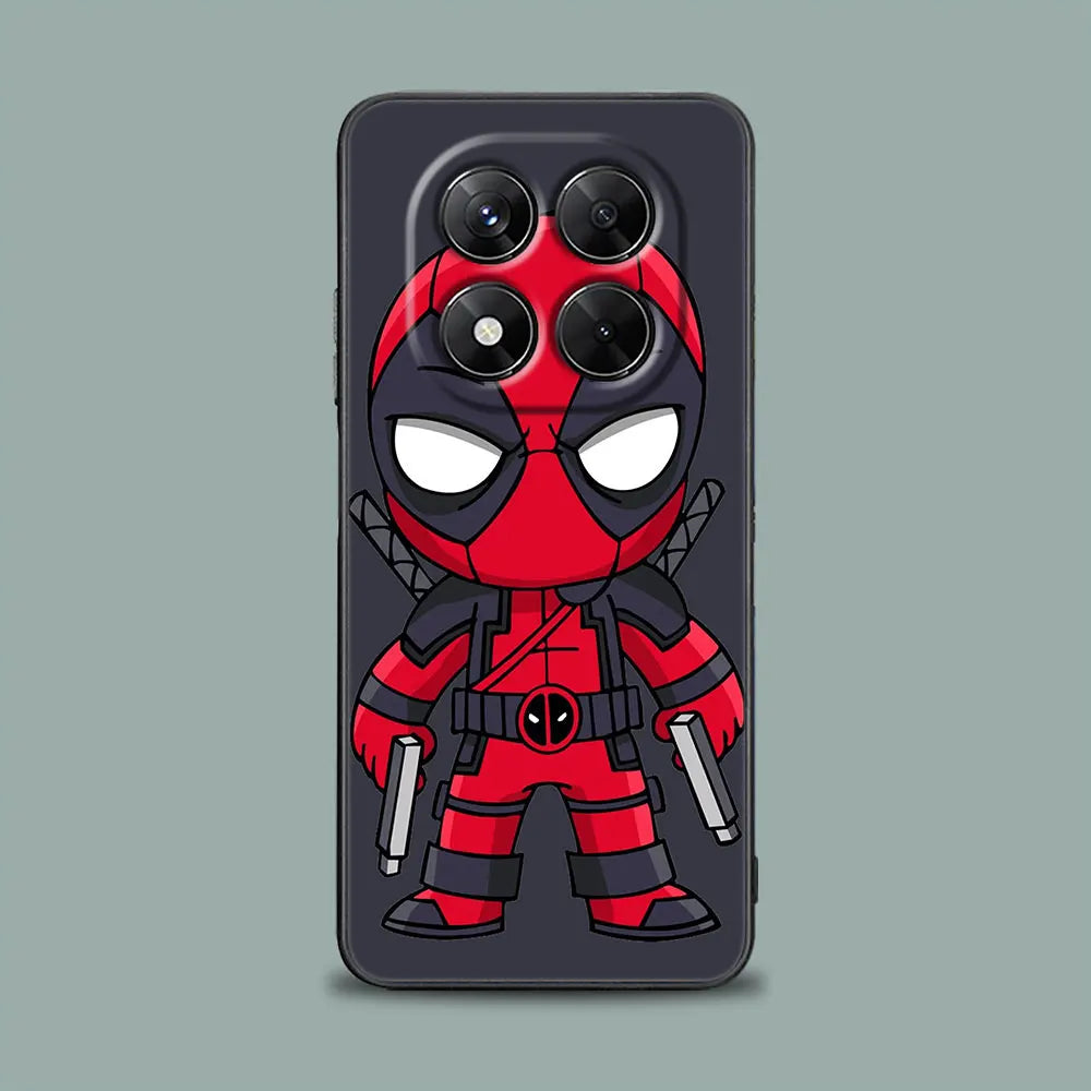Avengers Ironman Groot Phone Case For Redmi 15C 14C 13C 12C Marvel Cover For Redmi Note 15 14 13 12 Pro Plus 11 10 Pro Soft Case