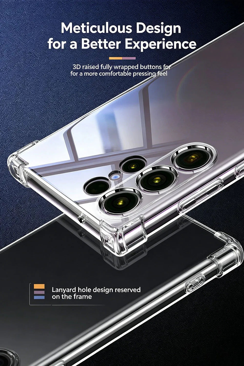 Anti-Drop Airbag Case For Samsung Galaxy S26 S25 Edge S24 S23 S21 FE S22 Ultra Plus Shockproof Clear Silicone Soft Thin Shell