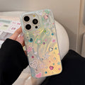 Colorful stars ins shiny Phone Case for Samsung Galaxy A37 A57 A17 A07 A56 A36 A26 A73 A55 A54 A53 A52 A34 A33 A23 A14 A13 4G 5G