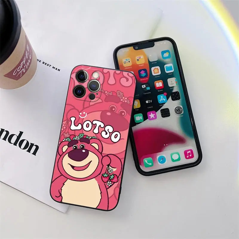 Lotso Strawberry Bear Case For Honor 600 Lite 400 Pro X9D X8D X7D X6D X9B X8B X7B X9C X9A X5C Y7 Y9 2019 Magic 5 6 7 Lite Cover