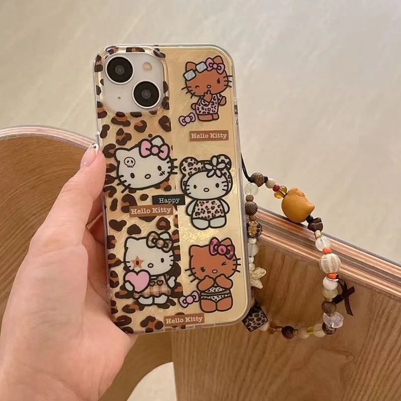 For Samsung A27 A37 A57 A17 A07 A56 5G A36 A26 A16 A55 A35 A25 A15 A54 A34 A24 A14 A13 A23 Lovely Hello Kitty Plastic Phone Case