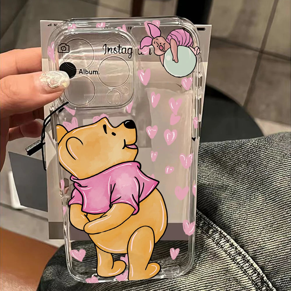 Lovely W-Winnie the P-Pooh Phone Case For iPhone 17e 17 16 16e 15 14 13 12 11 Mini Pro Max X XR XSMax 7 8 Air Plus Back Cover
