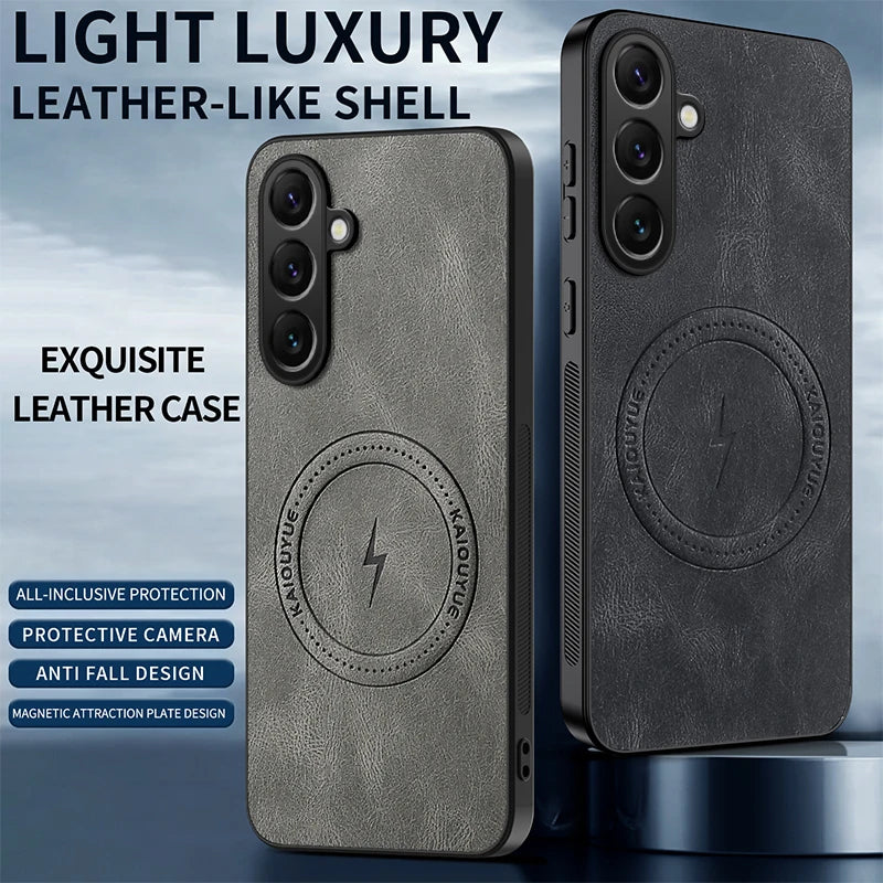New Style Leather Phone Case For Samsung Galaxy S26 S25 S24 S23 S22 S21 Ultra Plus S25Edge S25FE S24FE S23FE S21FE Cover Cases
