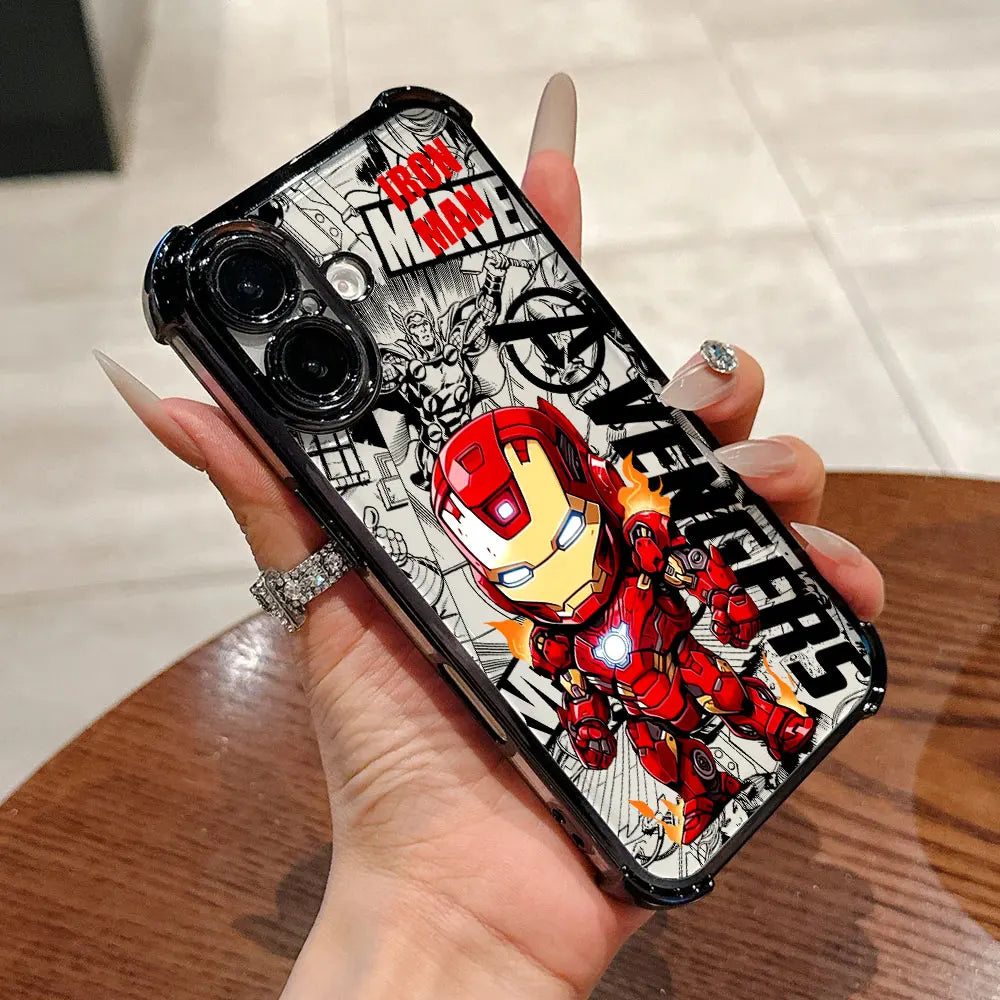 Baby The Avenger Marvel Groot Luxury Case For iPhone 17E 17 16 Pro 15 14 13 12 11 Pro Max 17 Air 16 E Plus Silicone Phone Cover