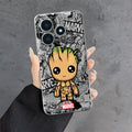 Case for Honor 90 Lite X8 X7b X9b X8b X9a X8a Soft Phone Cover Cartoon Spider Iron Man Groot