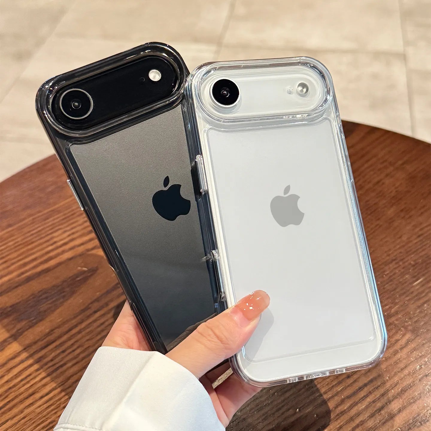 Luxury Transparent Shockproof Case For iPhone 17E 17 Air 16 15 14 13 12 Mini 11 Pro Max 8 7 6 Plus 16E X XS XR SE Acrylic Cover