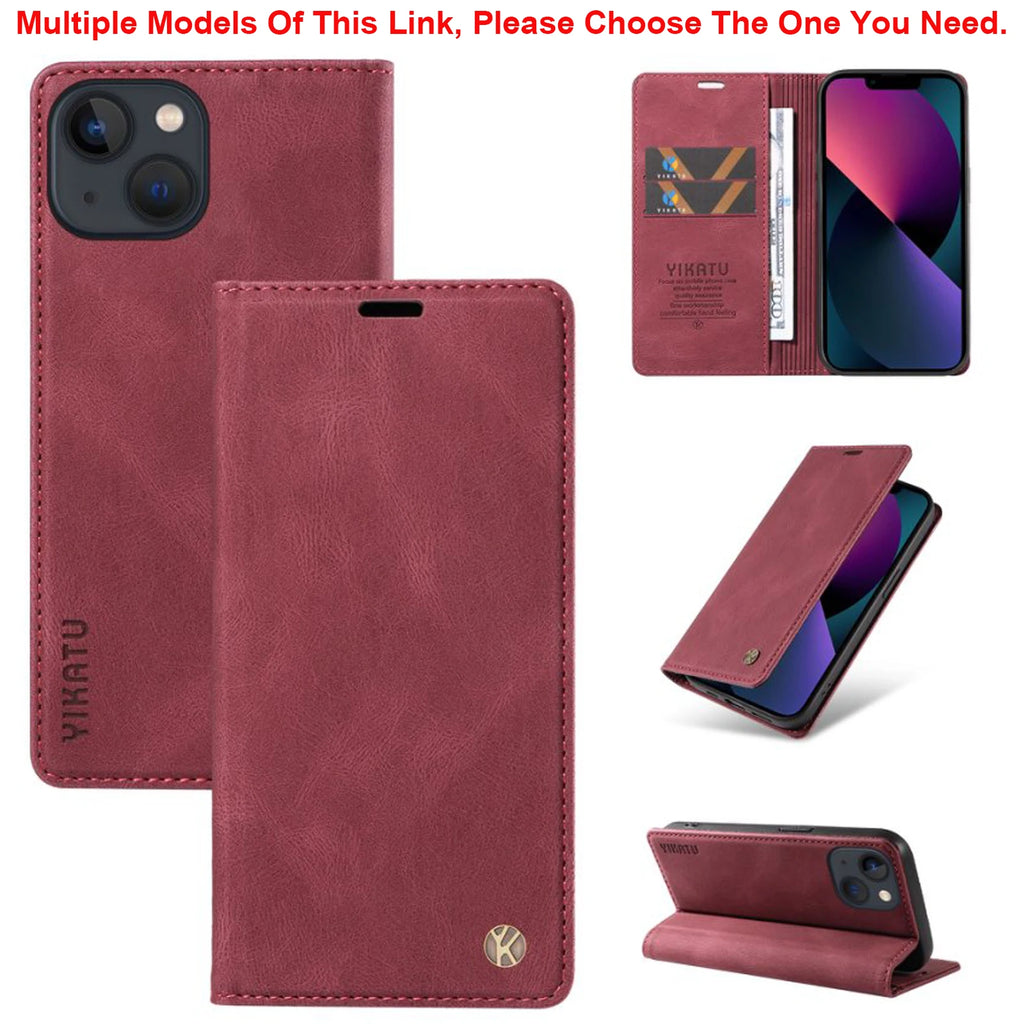 Wallet Magnetic Flip Leather Case For Samsung Galaxy S30 Ultra S26 Plus S25 Edge 5G S22 Pro S21 S23 S24 FE Anti-fall Stand Cover