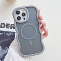 CHAOYIDIAN Wave Pattern Magnetic Case for iPhone 16/15/14/13/12 Pro Max, Wireless Charging Shockproof Hard Cover