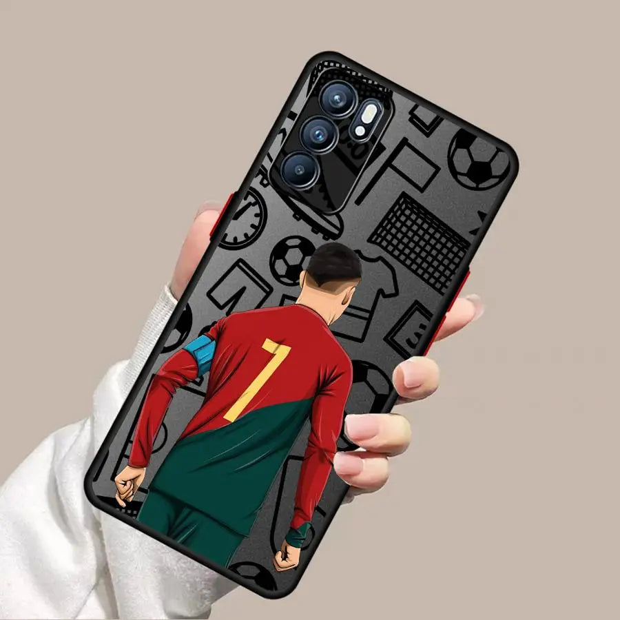 Football Number Phone Case for Xiaomi Redmi Note 11 9 Pro 11S 12S 11T 9S 10 Pro 10S 12 13 Pro 13 Pro Soft Cover