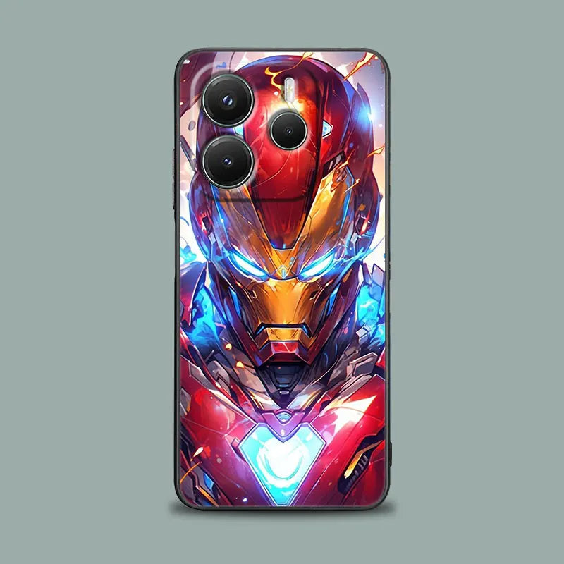 Phone Case For Redmi 15C 14C 13C 12C Ironman Marvel Heroes Back Cover For Redmi Note 15 14 13 12 Pro Plus 11 10 8 Pro Soft Case