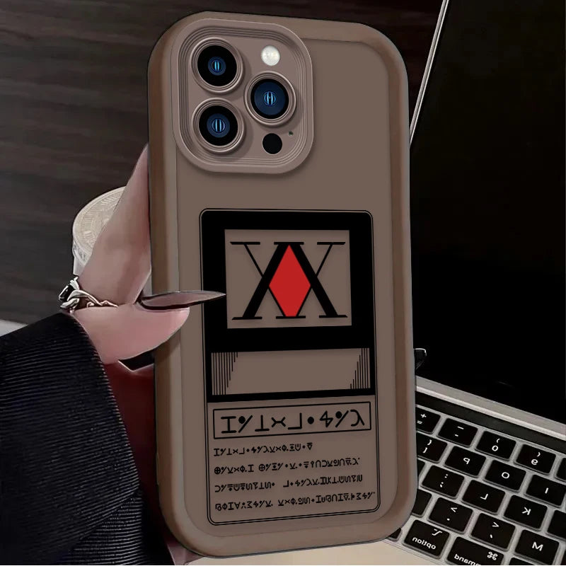 Anime HUNTER×HUNTER Phone Case For iPhone 17 Air 16 16E 15 14 13 12 11 Pro Max X XS X S Max XR SE 2020 SE4 7 8 Silicone Cover