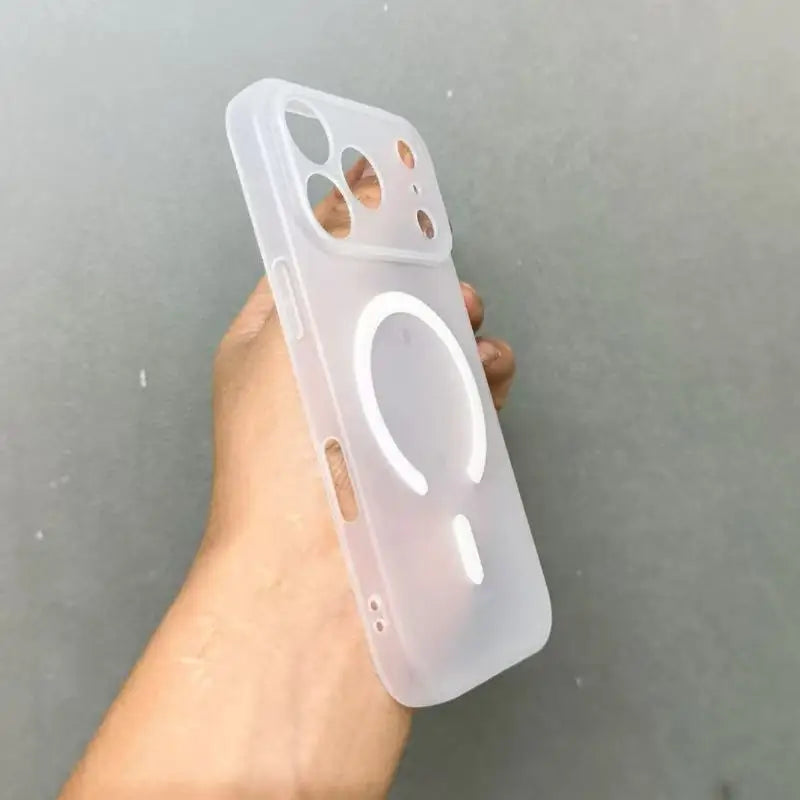 Slim Matte Clear For Magsafe Soft TPU Phone Case For iPhone 17 Air 16 E 15 14 13 12 11 Pro Max 8 Magnetic Wireless Charge Cover