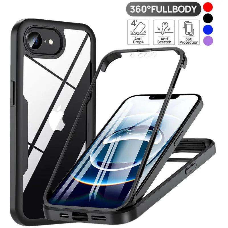 Full Body Protection Shockproof Case for Apple iPhone 17e Protective Cover Screen Protector Fundas Coque