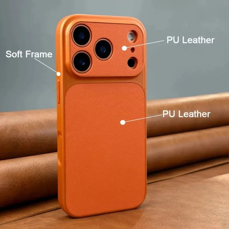Luxury Retro Matte Phone Case for iPhone 17 16 15 Pro Max 17Pro 16Pro Camera Protection Cases for iPhone 14 13 17 Pro Max Cover