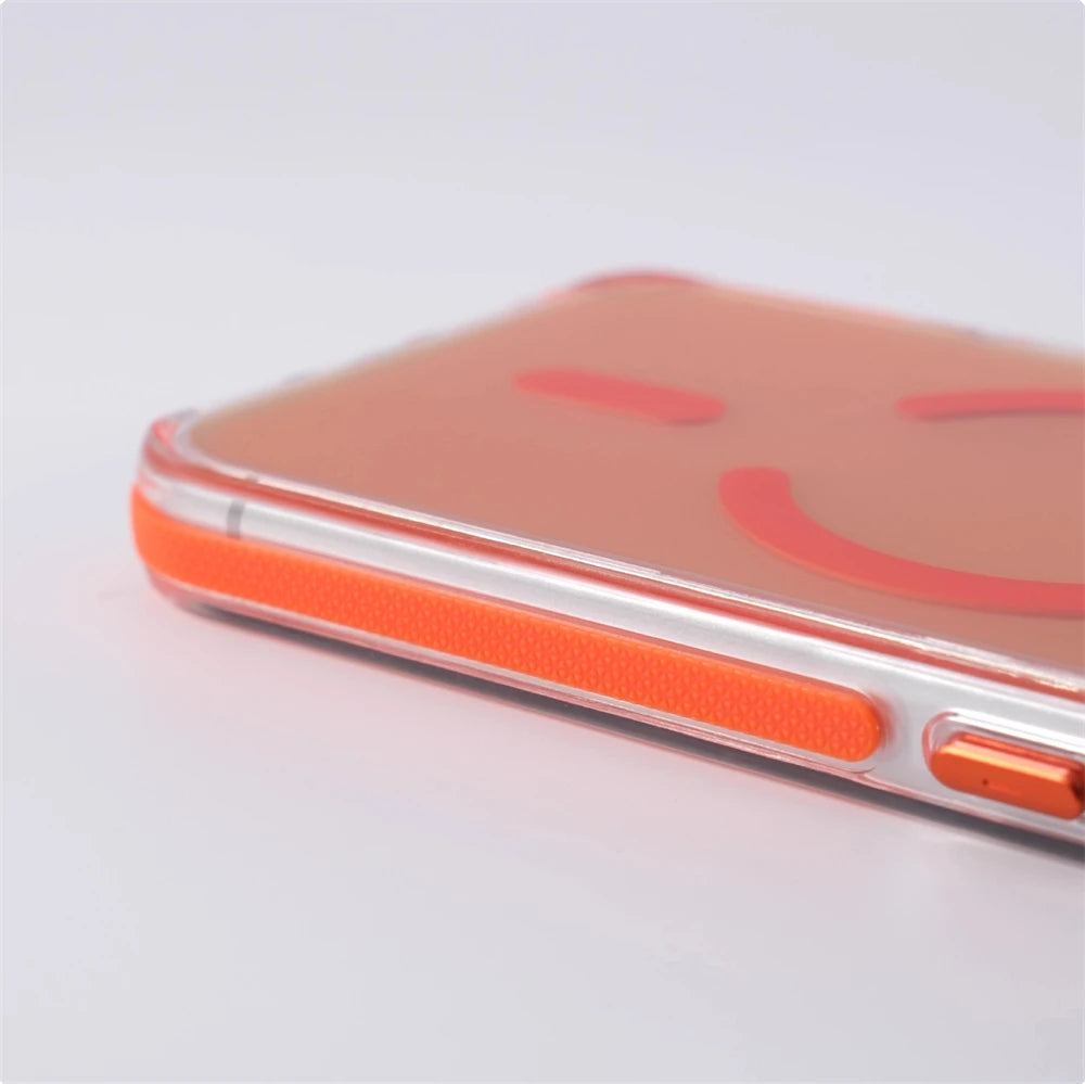 Luxury Laser Gradient Matte Shockproof Magnetic Case For iPhone 17 Pro Max 16 15 14 Plus 13 12 For Magsafe Wireless Charge Cover