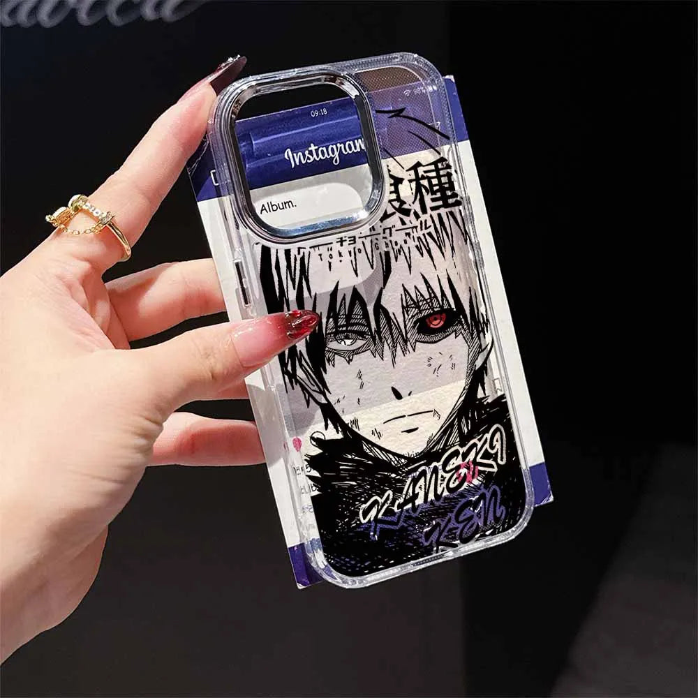 Tokyo Ghoul Anime Phone Case For Apple iPhone 17 AIR 16E 15 14 13 12 11 Pro Max Plus Transparent Soft Cover