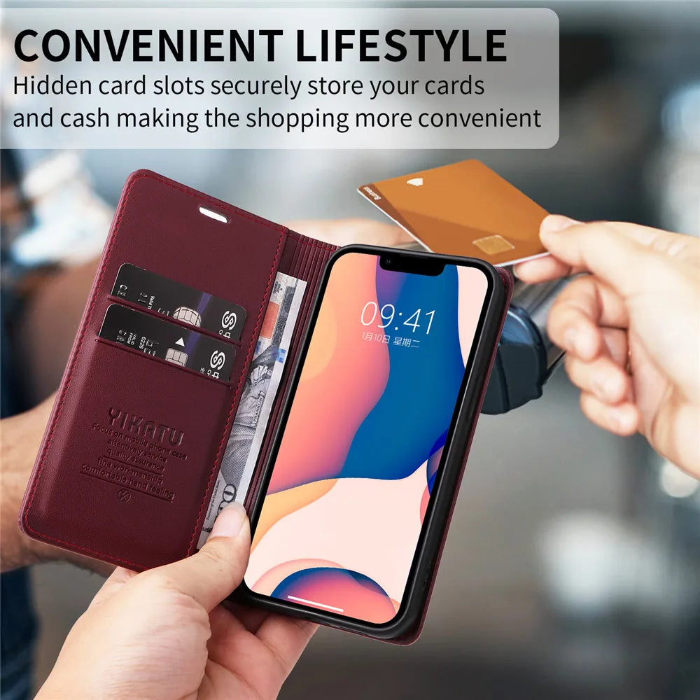 For Realme 15 Pro 5G Magnetic Leather Flip Book Funda For OPPO Realme 12 13 14 16 Pro Plus Case Realmi 16 Pro 15T 14T Cover
