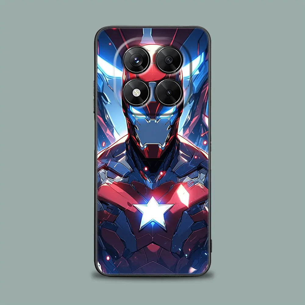Phone Case For Redmi 15C 14C 13C 12C Ironman Marvel Heroes Back Cover For Redmi Note 15 14 13 12 Pro Plus 11 10 8 Pro Soft Case