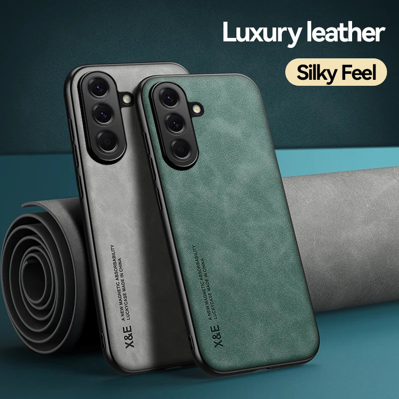 Magnetic Leather Case For Samsung Galaxy A57 A37 5G Shockproof Silicone Soft Case Cover
