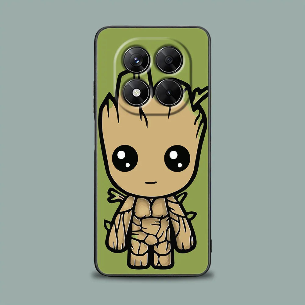 Avengers Ironman Groot Phone Case For Redmi 15C 14C 13C 12C Marvel Cover For Redmi Note 15 14 13 12 Pro Plus 11 10 Pro Soft Case