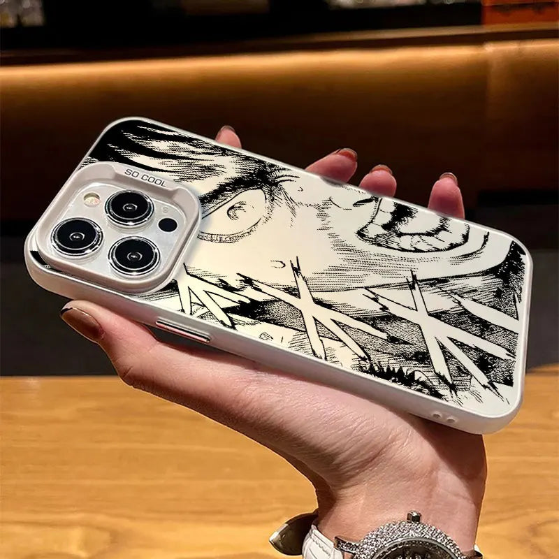 Phone Case For iPhone 17 17e 16e 16 15 14 13 12 11 Pro Max X XR XSMAX 8 7 Air Plus Berserk Guts Anime Anti Fall Matte Back Cover
