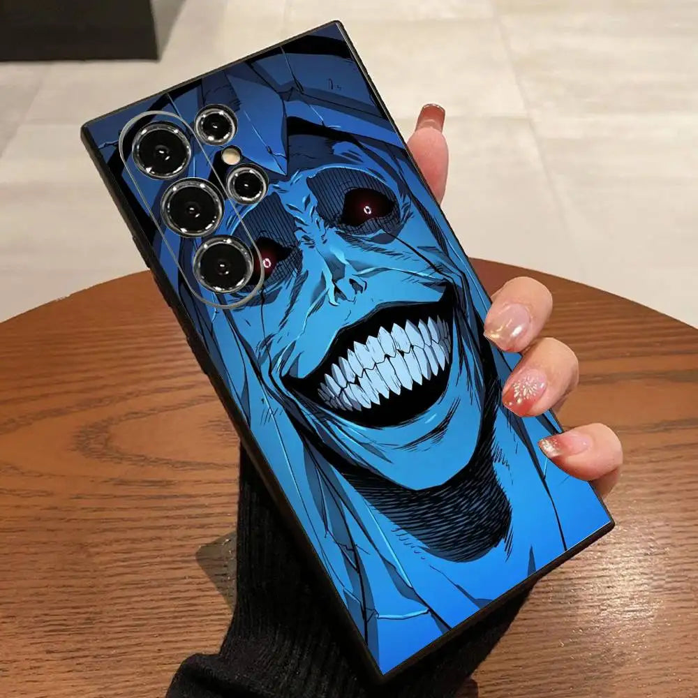 1pc Anime S-Solos L-Levelings Phone Case For Samsung S25,S24,S21,S22,S23,S30,Ultra,S20,Plus,Fe,Lite,5G Black Cover