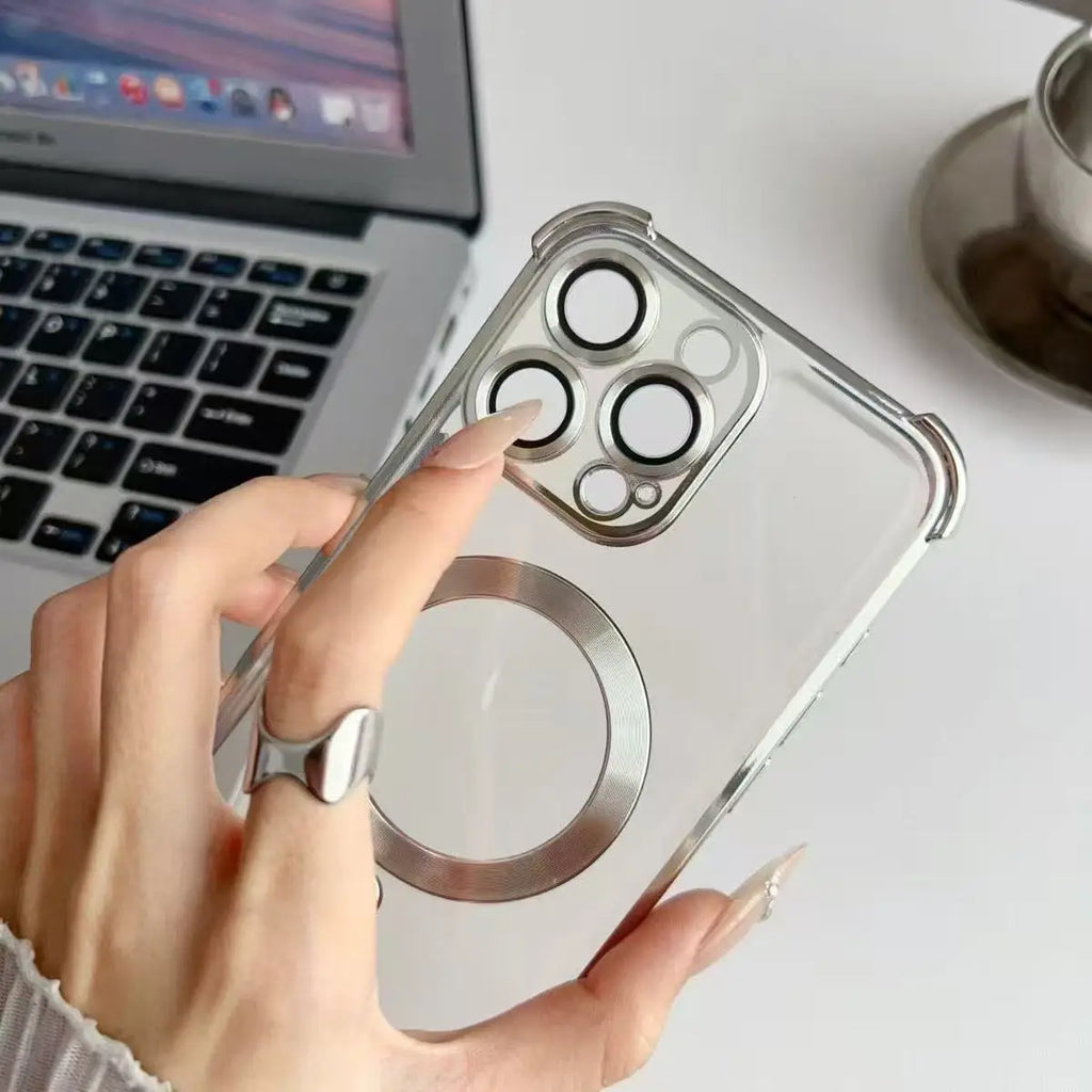 Luxury For Magsafe Magnetic Phone Case For Xiaomi 17 15 Pro 15T 14 14T 13 13T 12 12T 11 11X 11I 12S NFC GT Soft Plating Cover