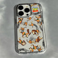 Cartoon Toy Story Woody Alien Phone Case For iPhone 17 16 15 14 13 12 11 mini Pro Max X XR XSMAX Air Plus Transparent Soft Cover