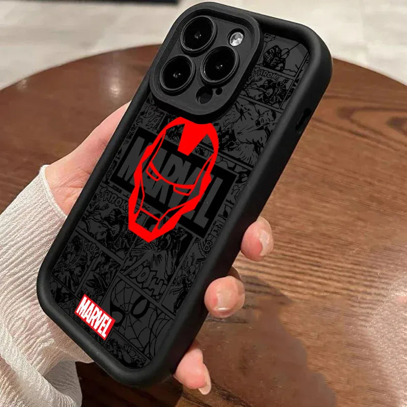 Comics SpidermanS IronmanS Phone Case For Xiaomi Mi 15T 17 15 14 13 14T Lite Poco M7 F7 M6 X8 X7 X6 X5 Pro Max Ultra 4G 5G Cover