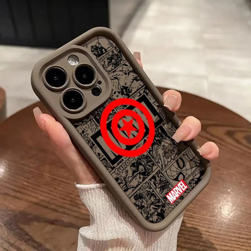 Comics SpidermanS IronmanS Phone Case For Xiaomi Redmi Note 15 14 13 12s 12 11 10 9s 9 8 7 A5 Pro Plus 4G 5G Soft TPU Back Cover