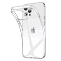Silicone Clear Case For iPhone 16 17 15 11 12 13 mini 14 Pro Max Cover For iPhone X XS Max XR 8 7 6 Plus SE 16E 17 Air Cover