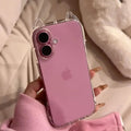 Fashion Clear 3D Cute Cat Ears Phone Case For iPhone 17 Air 16 E 15 14 13 12 11 Pro Max Mini 17 Pro Shockproof Soft TPU Cover