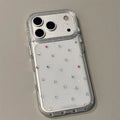Glitter Shiny Stars Imd Transparent Back Cover for Iphone 17 16 Pro Max 13 14 15 Promax Ins Protector Shockproof Phone Case