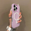 Luxury Candy Color 2 IN 1 For Magsafe Case for iPhone 16 15 14 13 12 17 Pro Max Plus Magnetic Wireless Charge Clear Matte Cover
