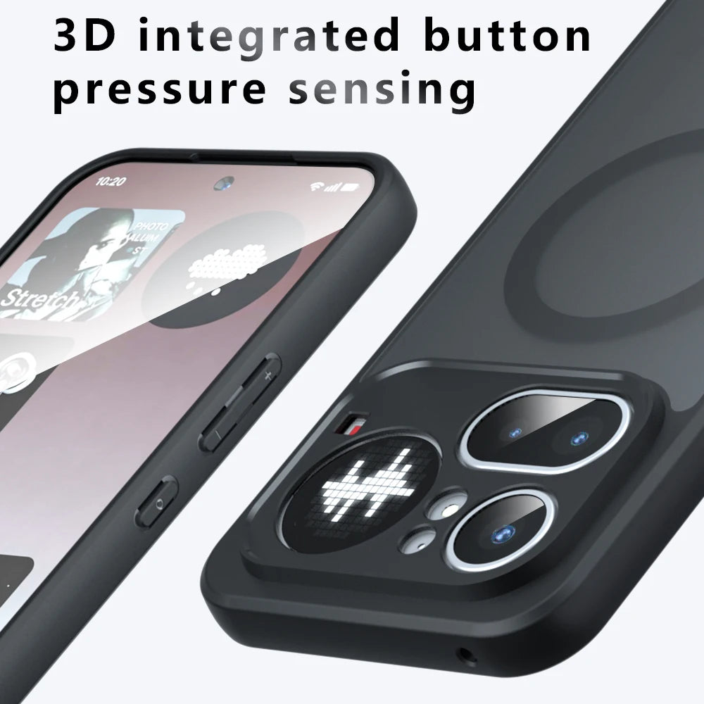 For Magsafe Magnetic Wireless Charging Case For Nothing Phone 4A Pro NothingPhone4A NothingPhone4APro Shockproof Back Coque