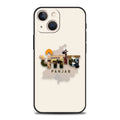 Punjab Map Phone Case For iPhone 17 16E 15 16 14 13 12 11 Pro Max 7 8 Plus Soft TPU Back Cover
