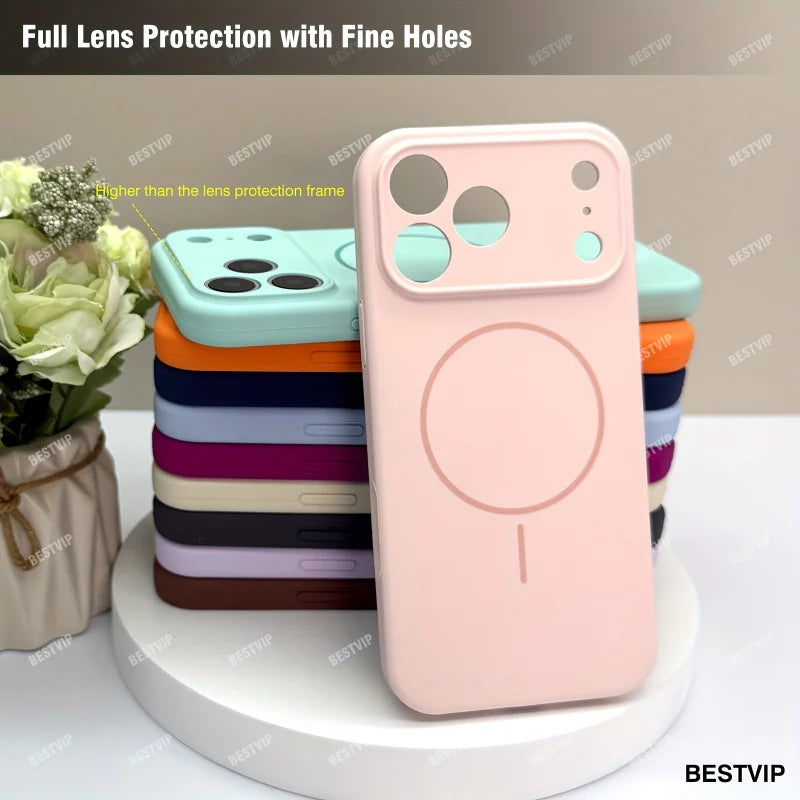 2L KKX Suitable for iPhone 17 Pro Max liquid soft rubber phone case, with smooth touch, compatible with iPhone 13/14/15/16/17