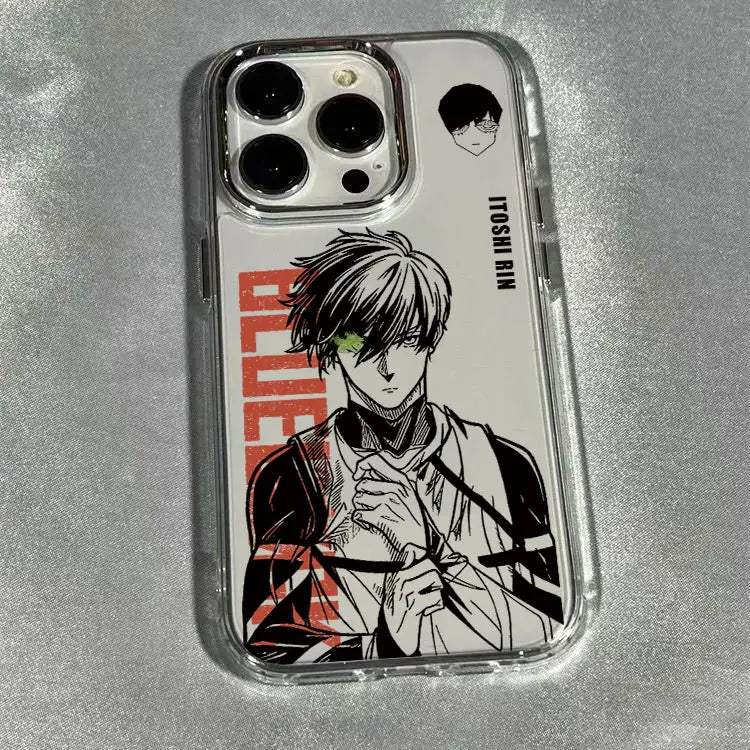 Anime BLUE LOCK Phone Case for Samsung Galaxy S25 S24 S23 S22 S21 S20 Note20 FE Ultra Edge Plus 4G 5G Transparent Soft Cover