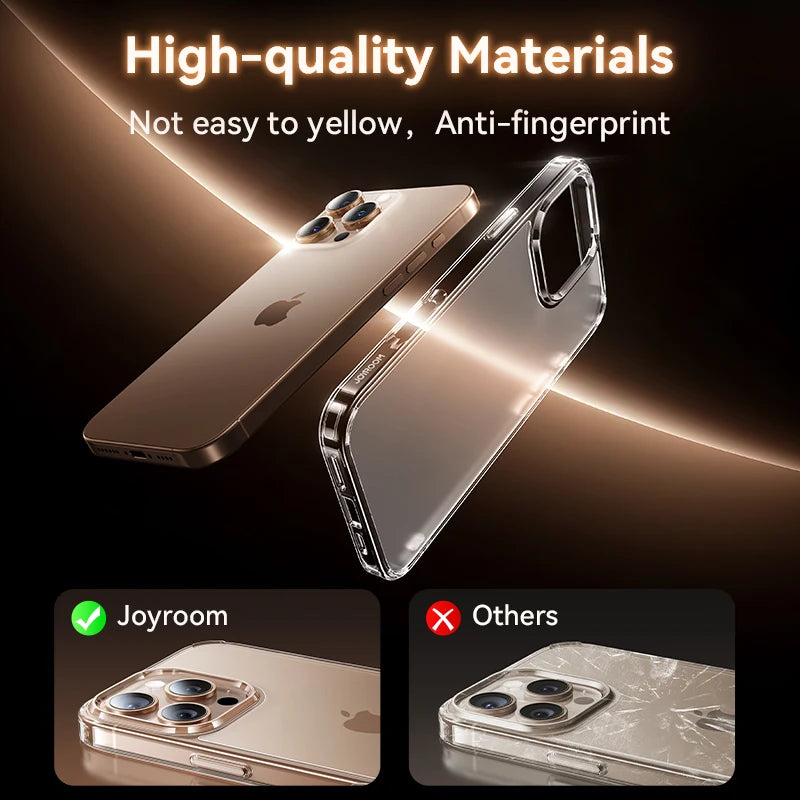 Joyroom For iPhone 17 Pro Max Case Frosted Case Shockproof Matte Case Cover For iPhone 16 Pro Max Wireless Charger Magnet Cover