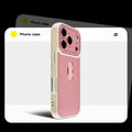 Luxury Grip Holder Hybrid Armor Case for iPhone 17 16 15 14 13 Pro Max Soft Silicone Shockproof Camera Protection INS Cover