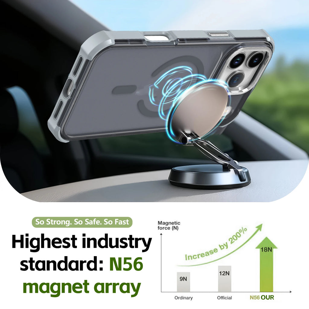 Clear AG Matte Armor Magnetic Case For iPhone 17 Air 17e 16 16e 15 14 13 12 11 Pro Max Plus For Magsafe Wireless Charging Cover