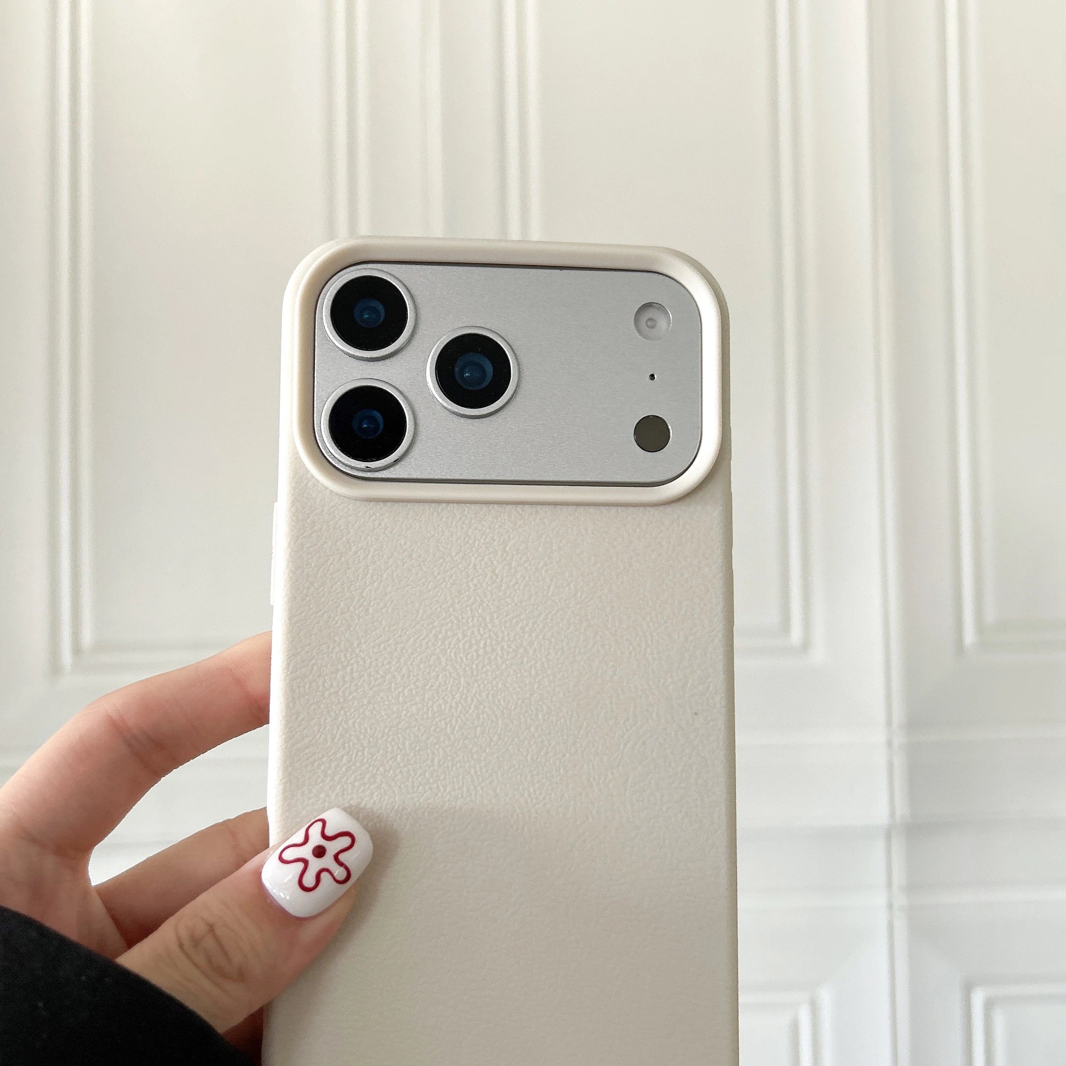 Matte silicone leather texture fashionable solid color iPhone case 17 Air 16 15 14 13 12 11 17Pro Max shock-absorbing soft cover