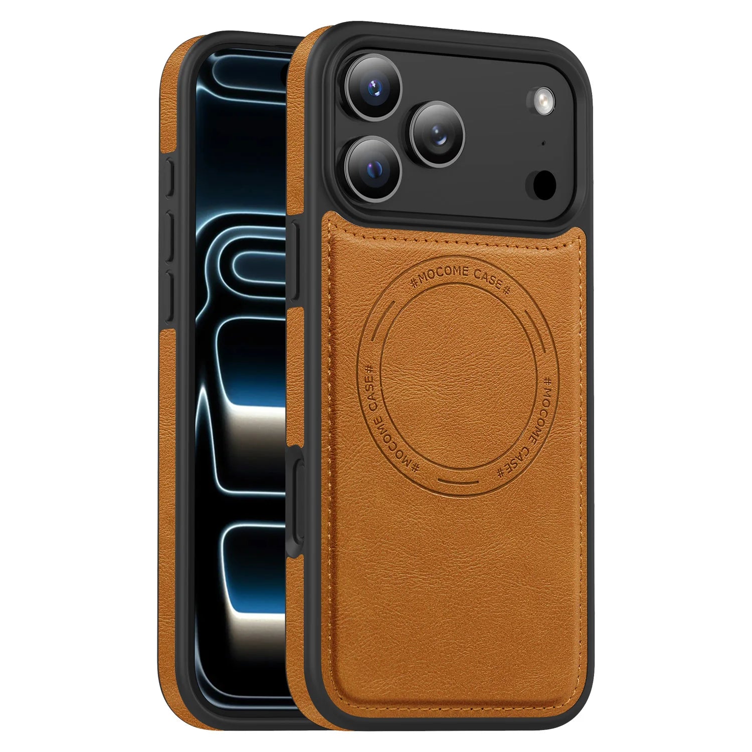 Business Matte Leather For Magsafe Phone Case For iPhone 17 Air 16 E 15 14 13 12 11 Pro Max Plus Magnetic Wireless Charge Cover