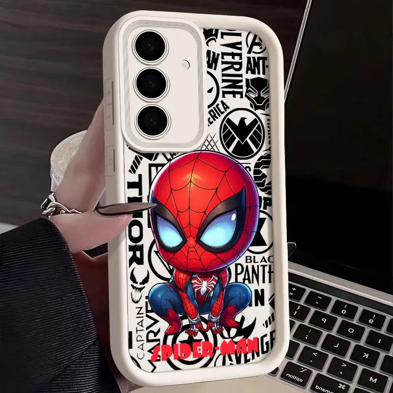 Groot Ironman Avengers Soft Case For Samsung Galaxy S26 S25 Ultra S24 S23 Plus S22 S21 S20 FE Shockproof Protection Phone Cover