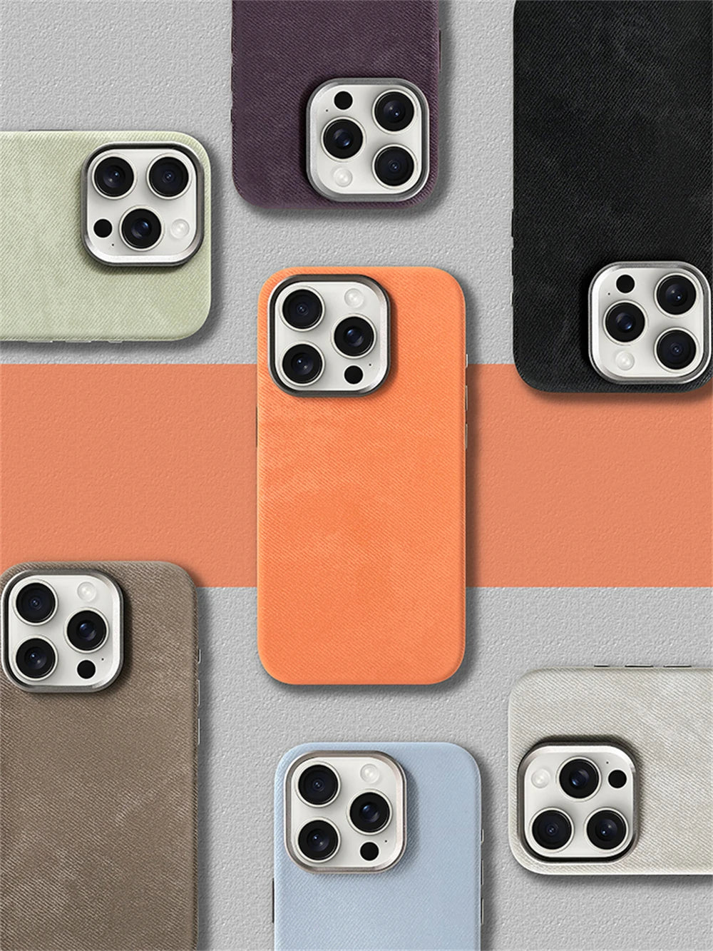 Luxury For MagSafe Fiber Leather Shockproof Case For iPhone 17 16 15 14 Plus 13 12 Pro Max Magnetic Wireless Charge Back Cover