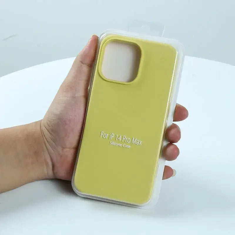 Official Case for Apple IPhone 17 Pro Max 16 Pro Max 15 14 Plus 13 12 Original Liquid Silicone Soft Shockproof Protect Cover