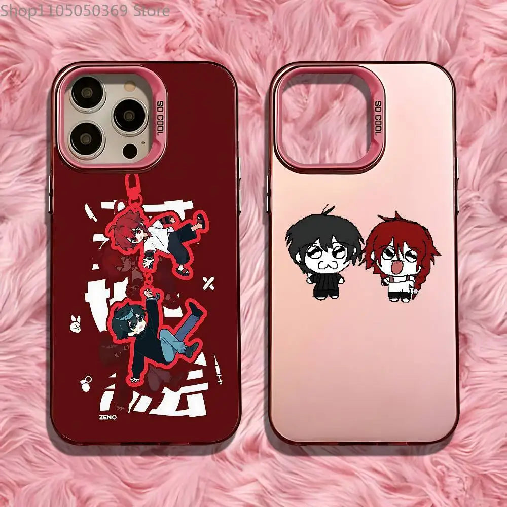 Zeno Remake Phone Case For iPhone 17,16,15,14,13,12,11,Pro,Max,Plus,Mini,Air,SE4 Pink Matte Hard Bumper
