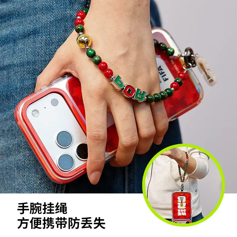 FIFA FIFA 2026 World Cup National Team Mobile Phone Lanyard Decoration Anti-lost Mobile Phone Case Gasket Anti-drop Lanyard